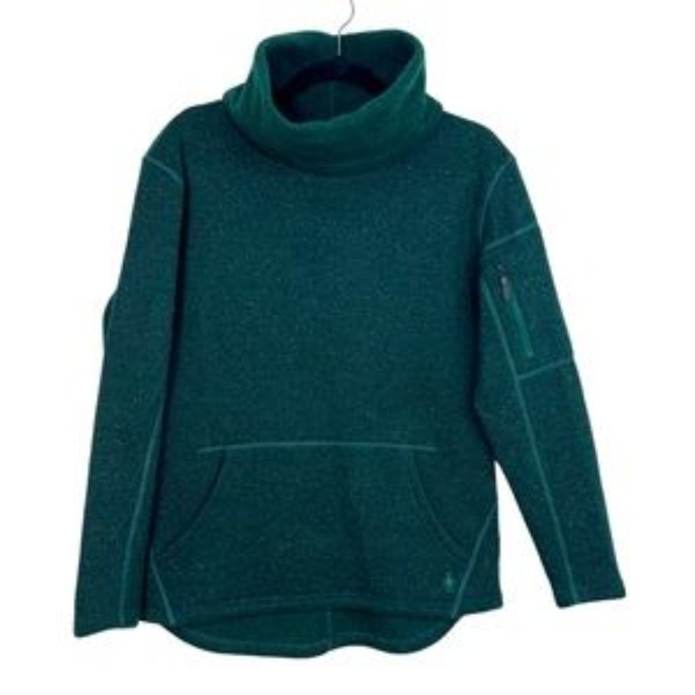 Smartwool Hudson Trail Pullover Wool Blend Fleece Sweater